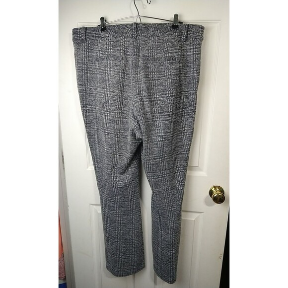 Studio By Torrid 20 Blue White Plaid Pants The Future Is Your Business Office - Picture 12 of 12